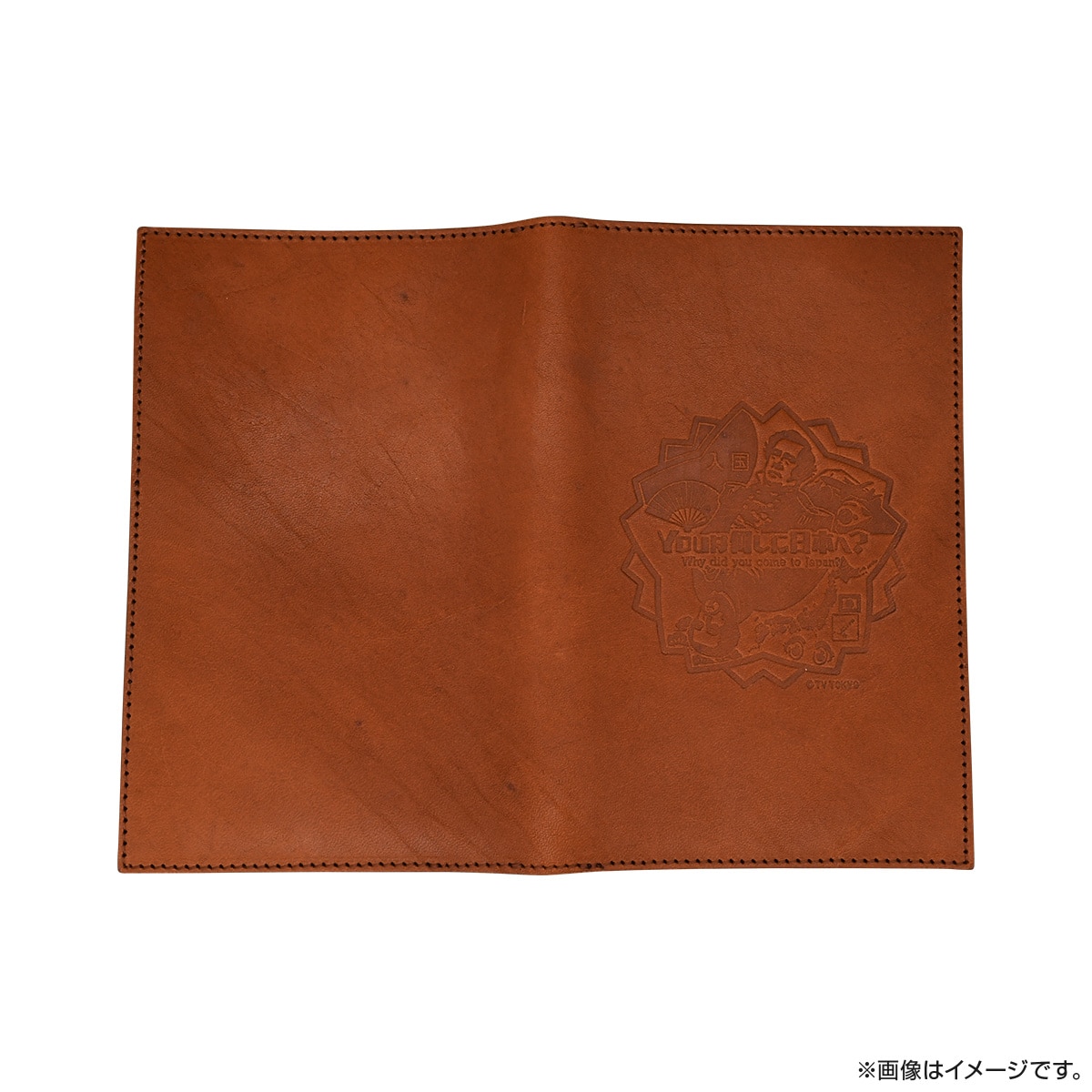YOUは何しに日本へ？海外旅行に欠かせない！栃木レザー パスポートケース ブラウン系
