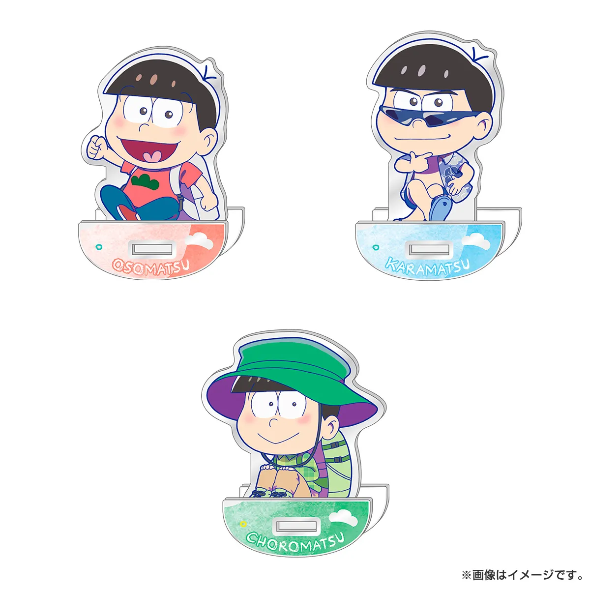 おそ松さん ゆらゆらアクリルスタンド（旅行） おそ松