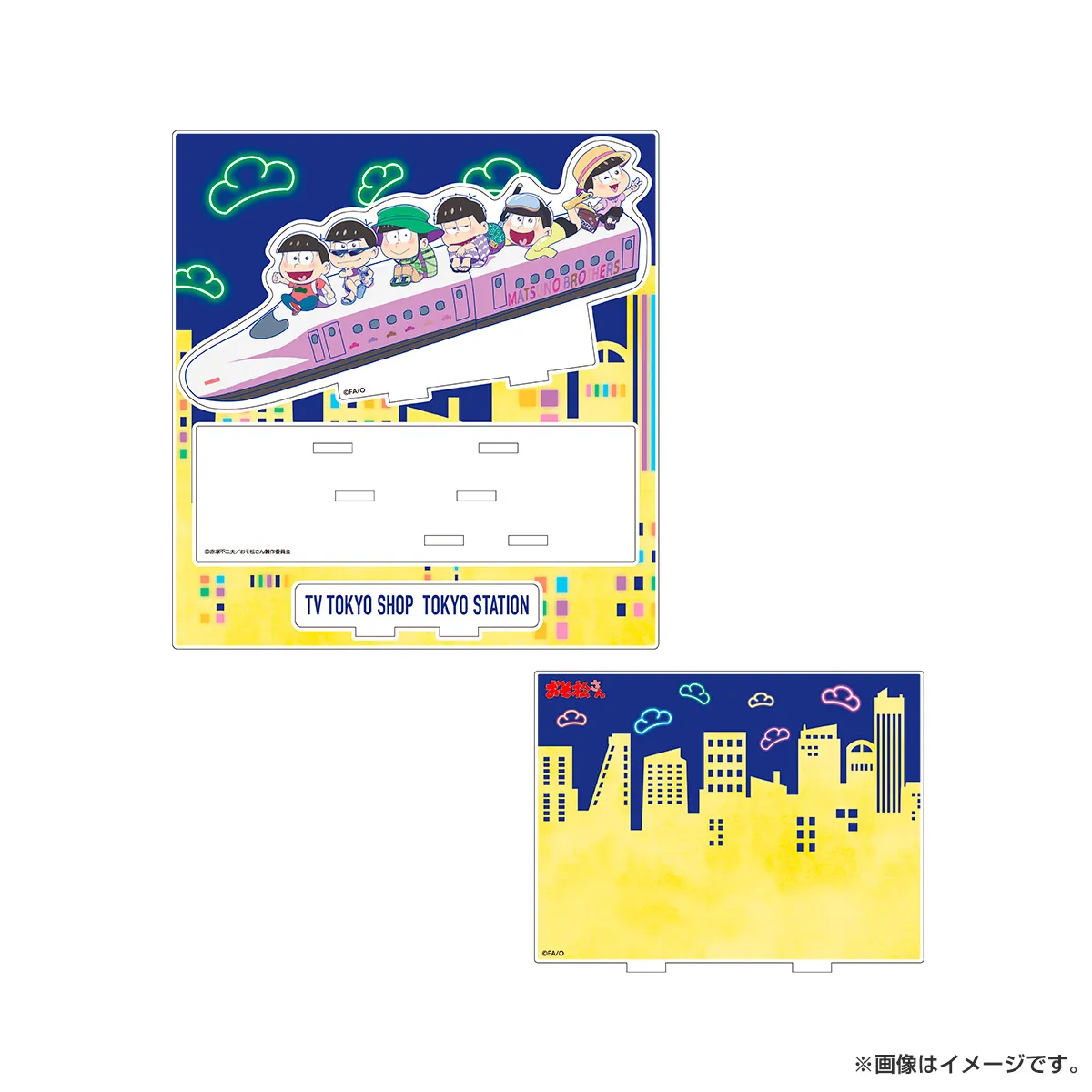 おそ松さん ジオラマアクリルスタンド（旅行） 東京駅店