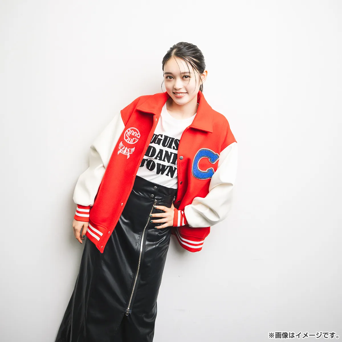 ベイビーわるきゅーれ エブリデイ！ スタジャン（ANNA SUI NYCコラボ） ちさとのスタジャン（赤）