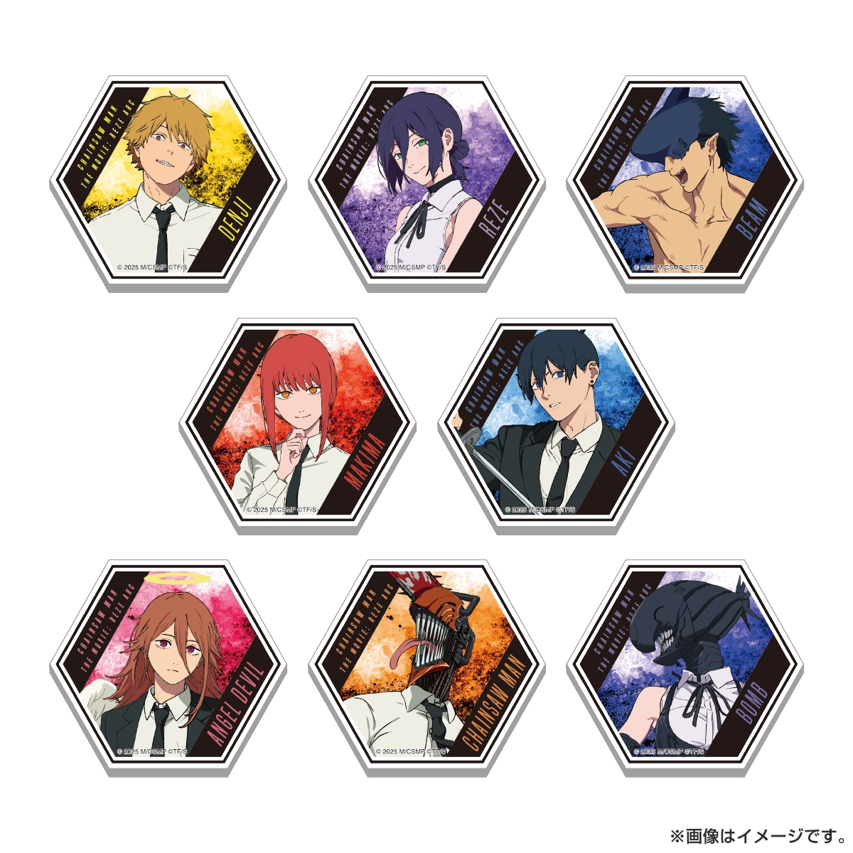 劇場版『チェンソーマン レゼ篇』 六角タイルマグネット ボム