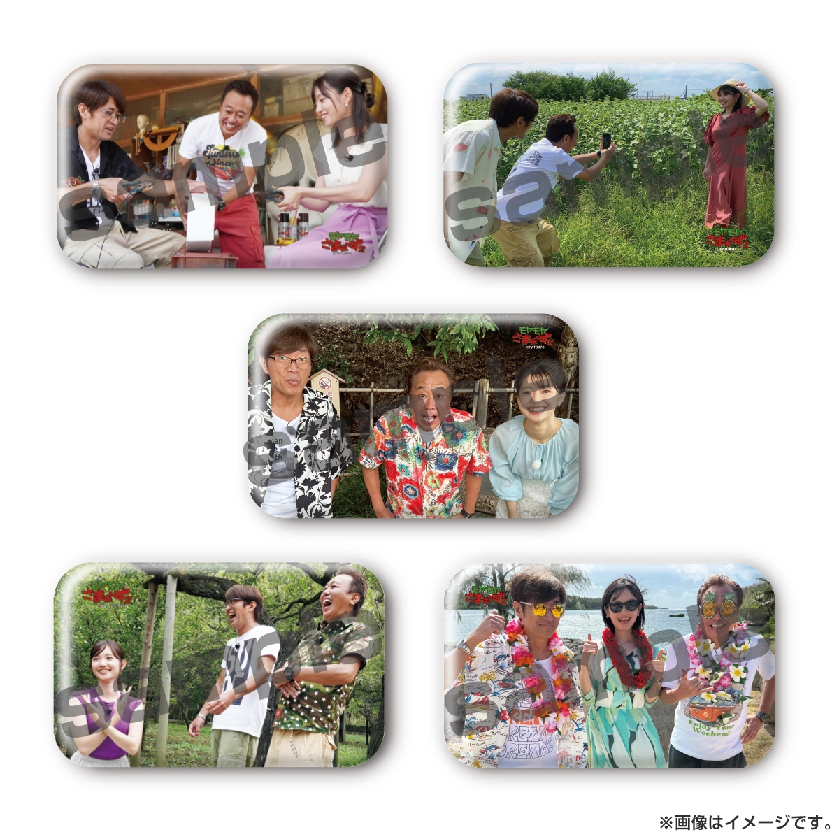 モヤモヤさまぁ～ず2 トレーディングスクエア缶バッジ