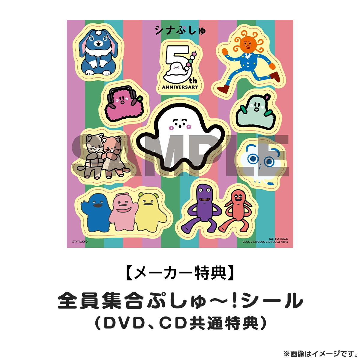 「グッズ付き限定盤DVD」シナぷしゅ ５周年！全員集合ぷしゅ～！