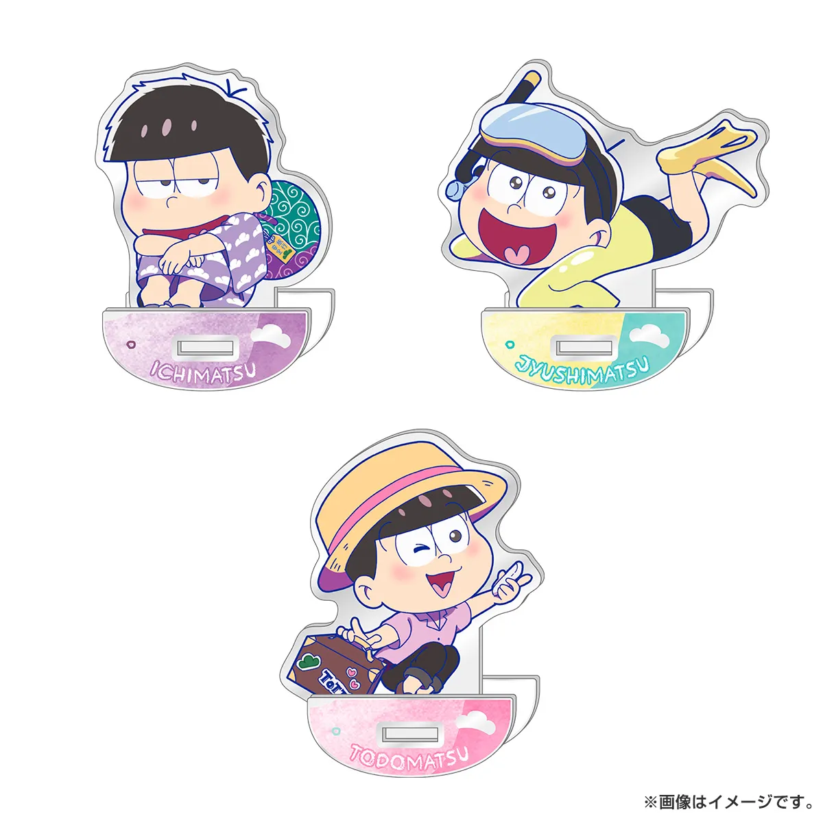 おそ松さん ゆらゆらアクリルスタンド（旅行） おそ松