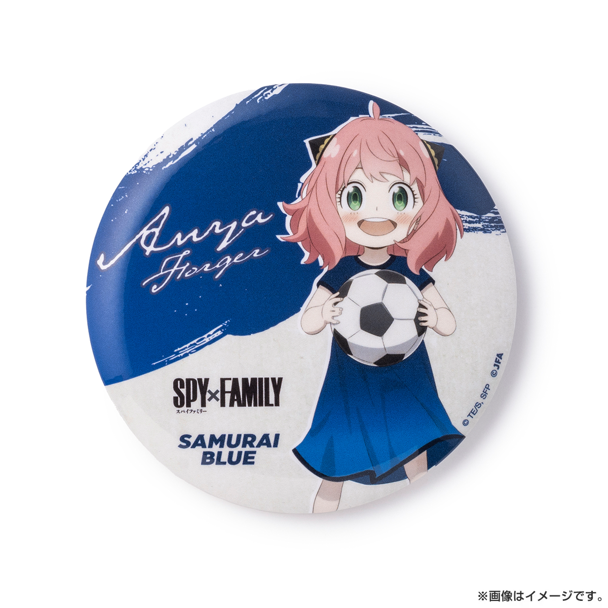 SPY×FAMILY トレーディングドデカ缶バッジ サッカー日本代表ver.