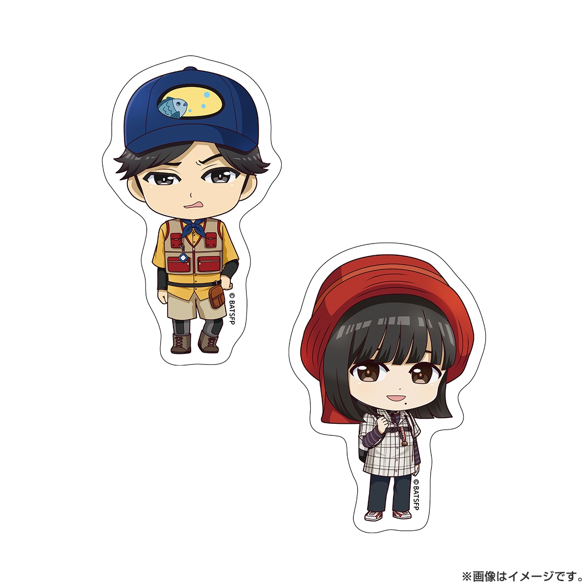 ベイビーわるきゅーれ エブリデイ！ トレーディングステッカー（ちびキャラ）