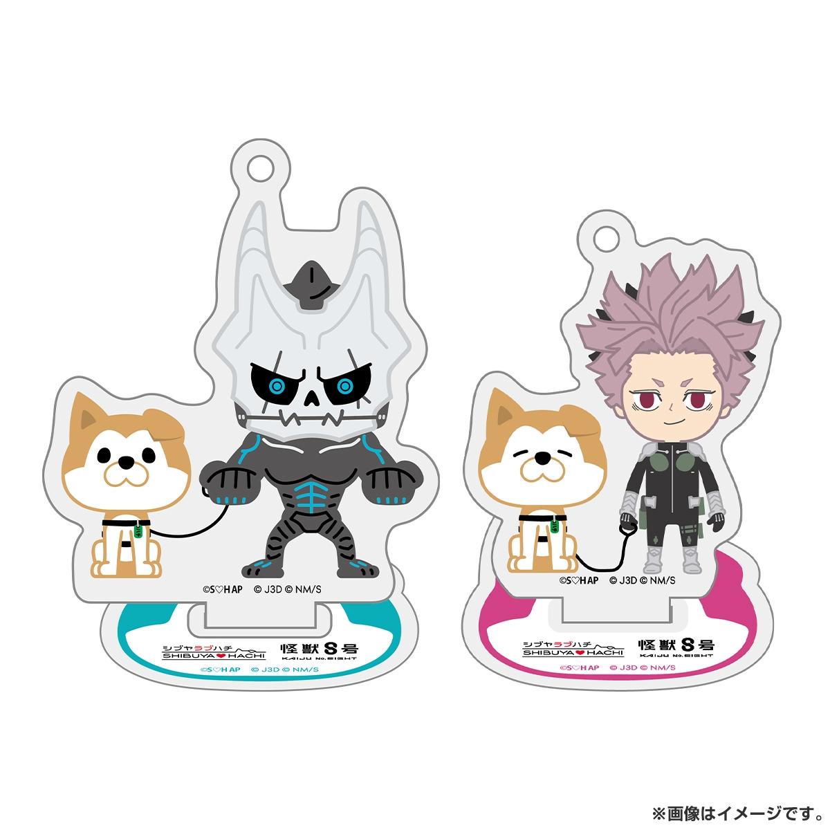 怪獣８号 × SHIBUYA HACHI アクリルスタンドキーホルダー 鳴海弦