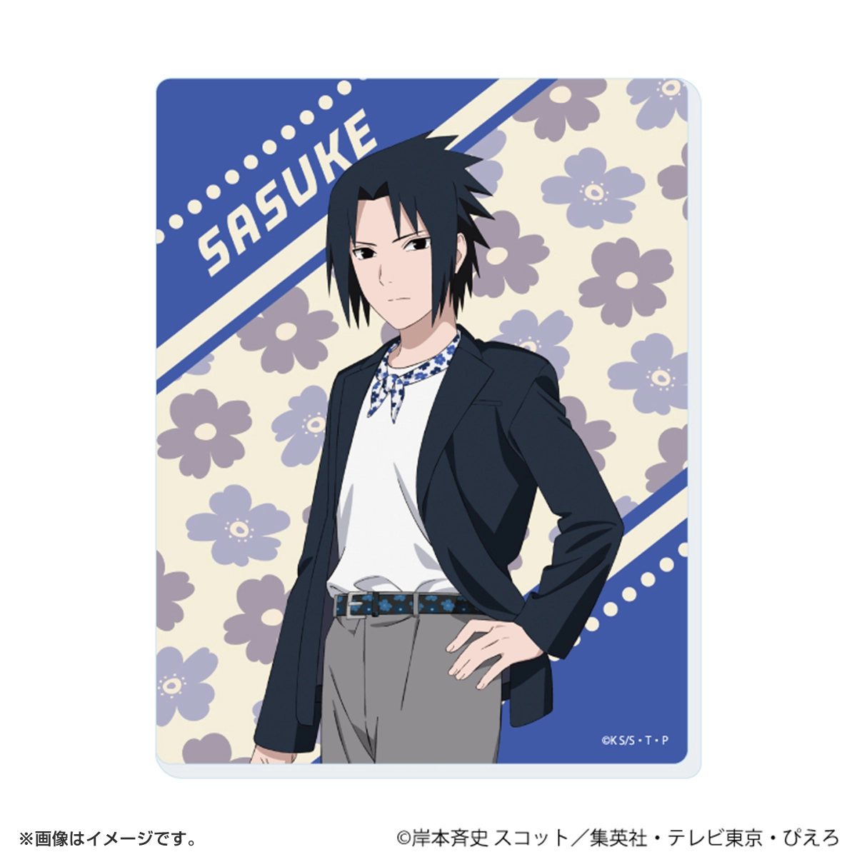 ミニアクリルプレート「NARUTO-ナルト- 疾風伝」ニューレトロver. ブラインド(全7種)(描き下ろしイラスト)