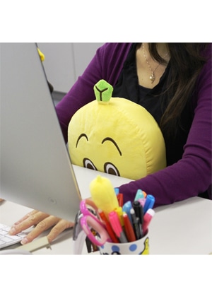 ナナナ フェイス型クッション