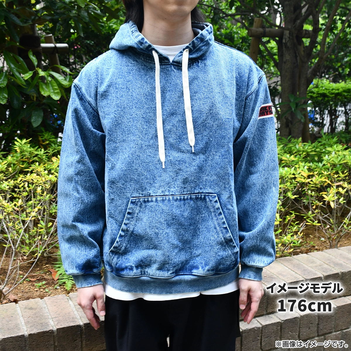 SAKAMOTO DAYS 朝倉シン風オーバーサイズデニムパーカー