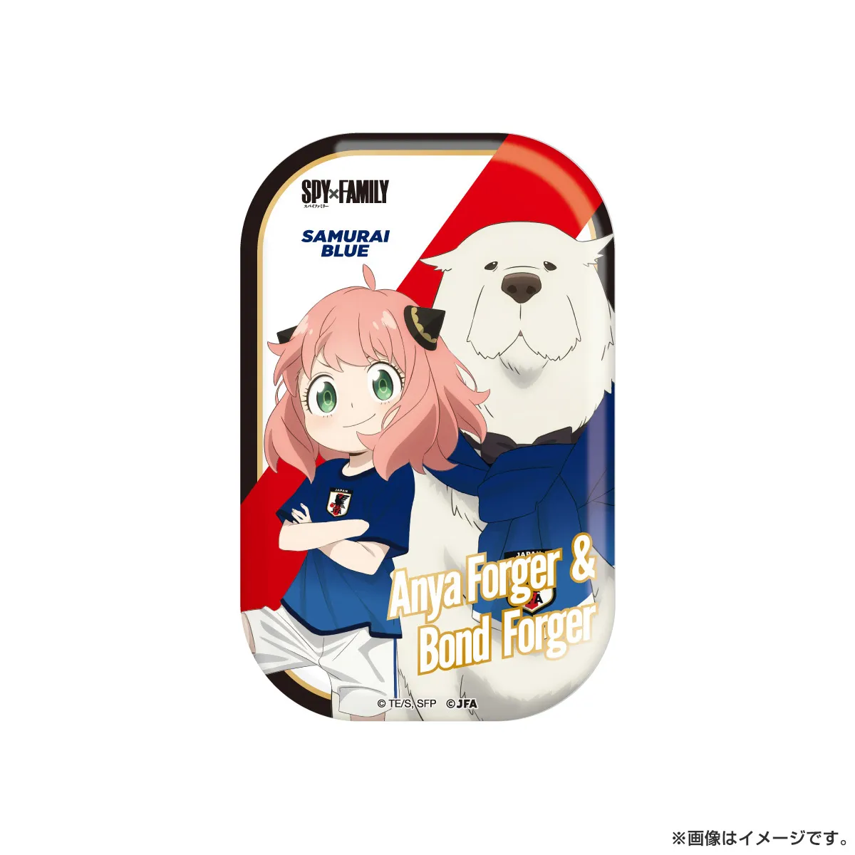 SPY×FAMILY トレーディングスクエア缶バッジ サッカー日本代表ver. ※全4種