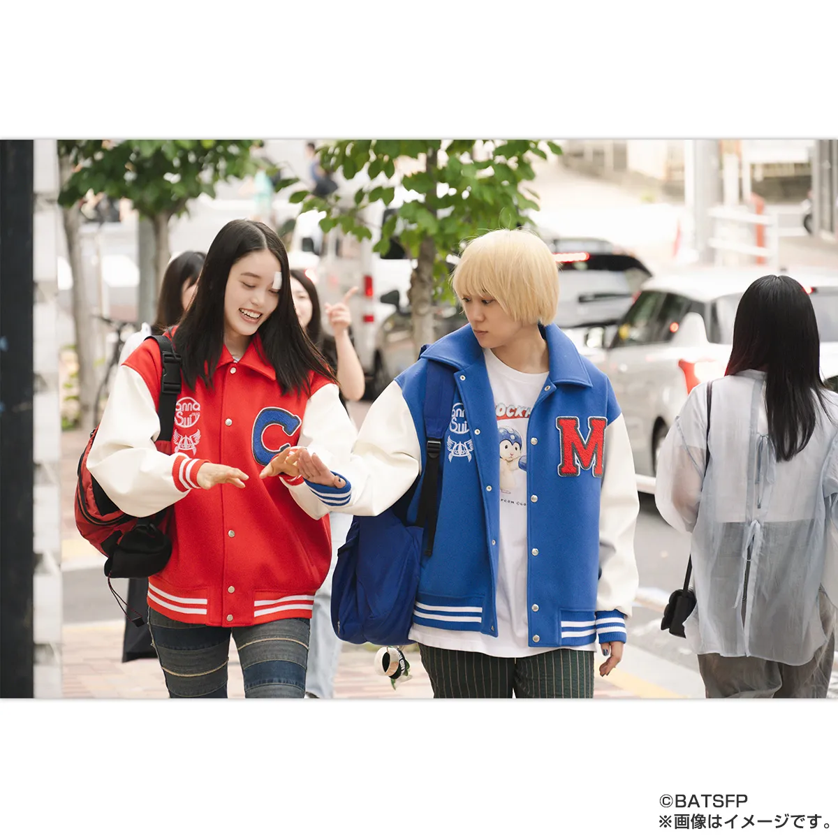 ベイビーわるきゅーれ エブリデイ！ スタジャン（ANNA SUI NYCコラボ） ちさとのスタジャン（赤）