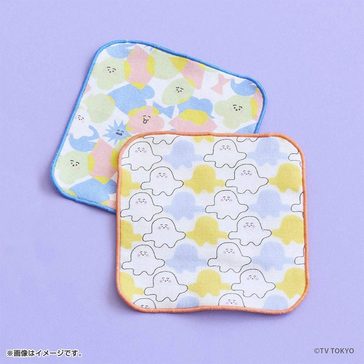 シナぷしゅ ガーゼミニタオル2pcセット パステル