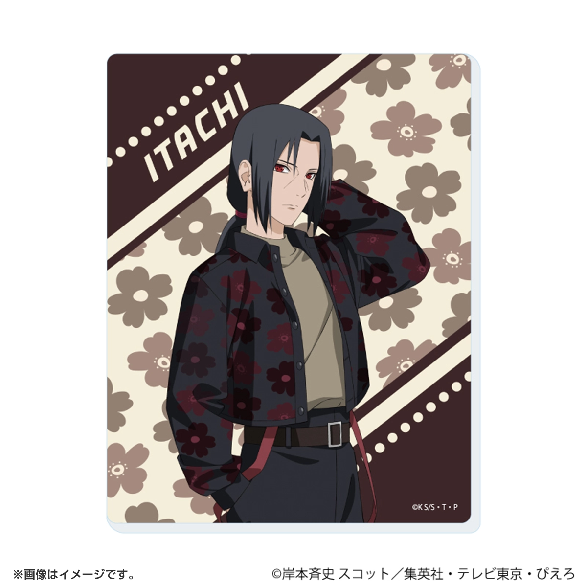 ミニアクリルプレート「NARUTO-ナルト- 疾風伝」ニューレトロver. ブラインド(全7種)(描き下ろしイラスト)