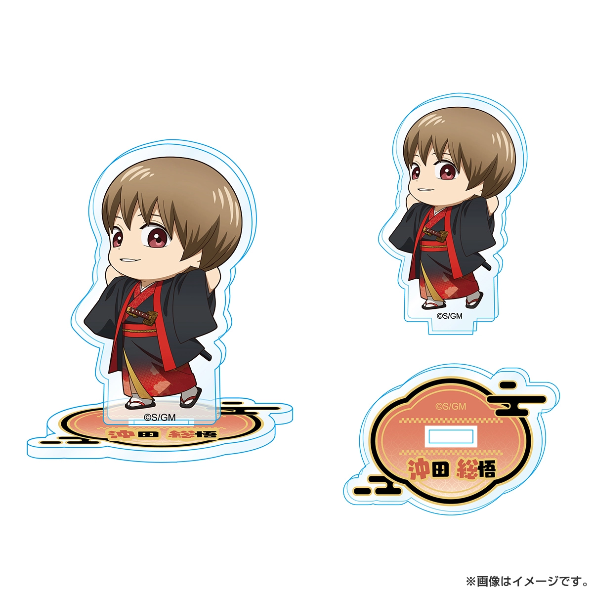 新劇場版 銀魂 -吉原大炎上- トレーディングぷちアクリルスタンド（和装「緋」）