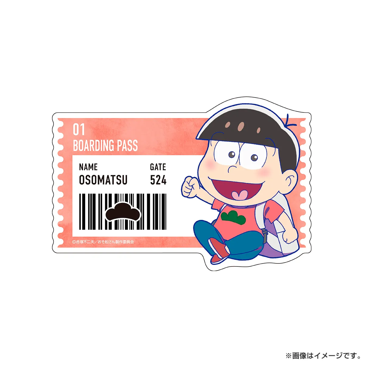 おそ松さん トラベルステッカー（旅行） おそ松