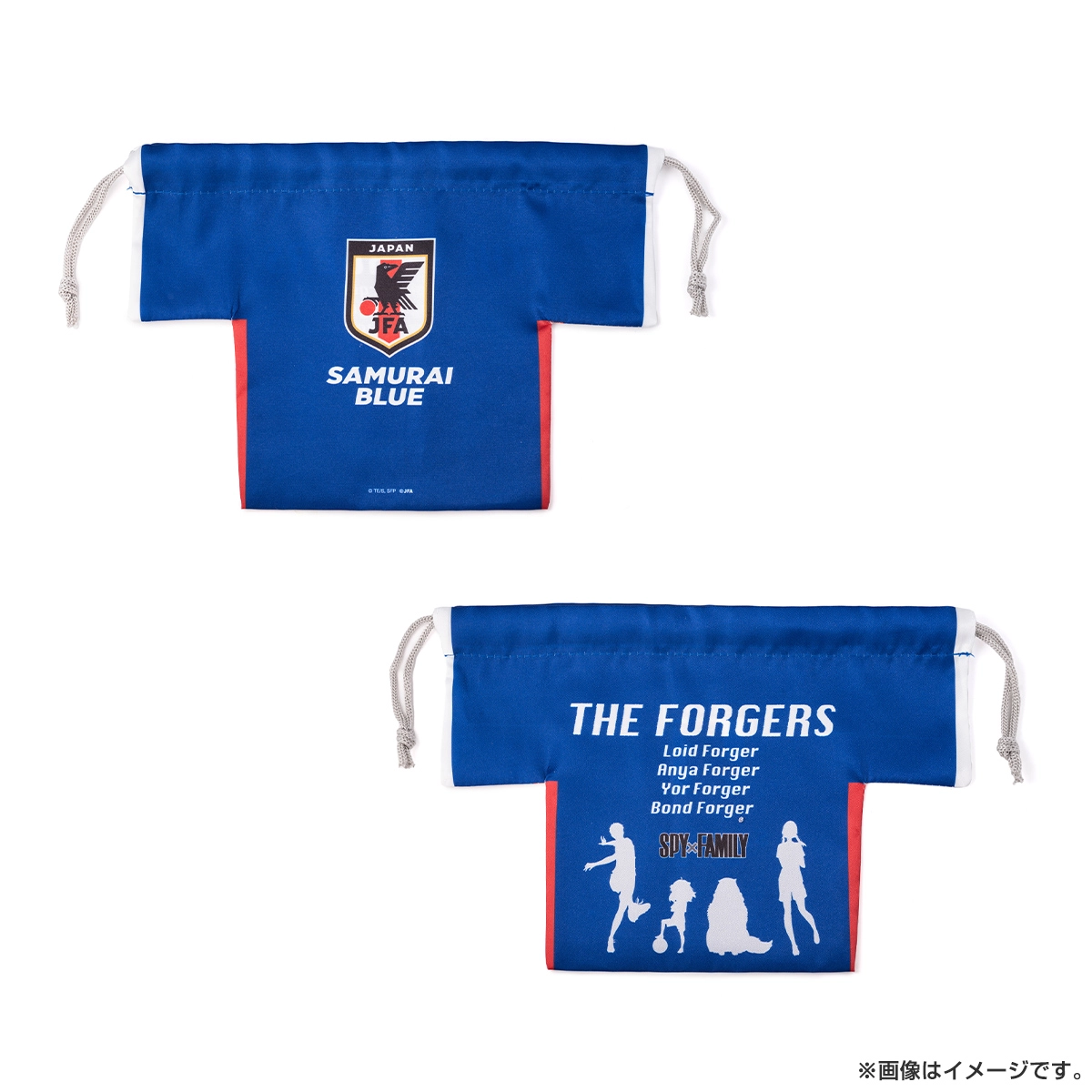 SPY×FAMILY Tシャツ型巾着 サッカー日本代表ver.