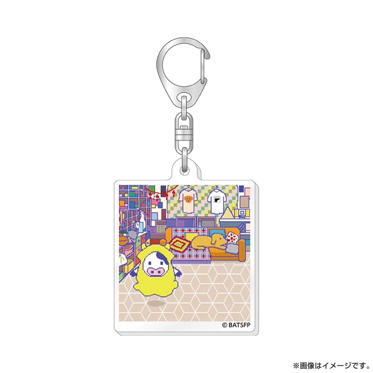 ベイビーわるきゅーれ エブリデイ！ レンチキュラーキーホルダー（カルビイカ）