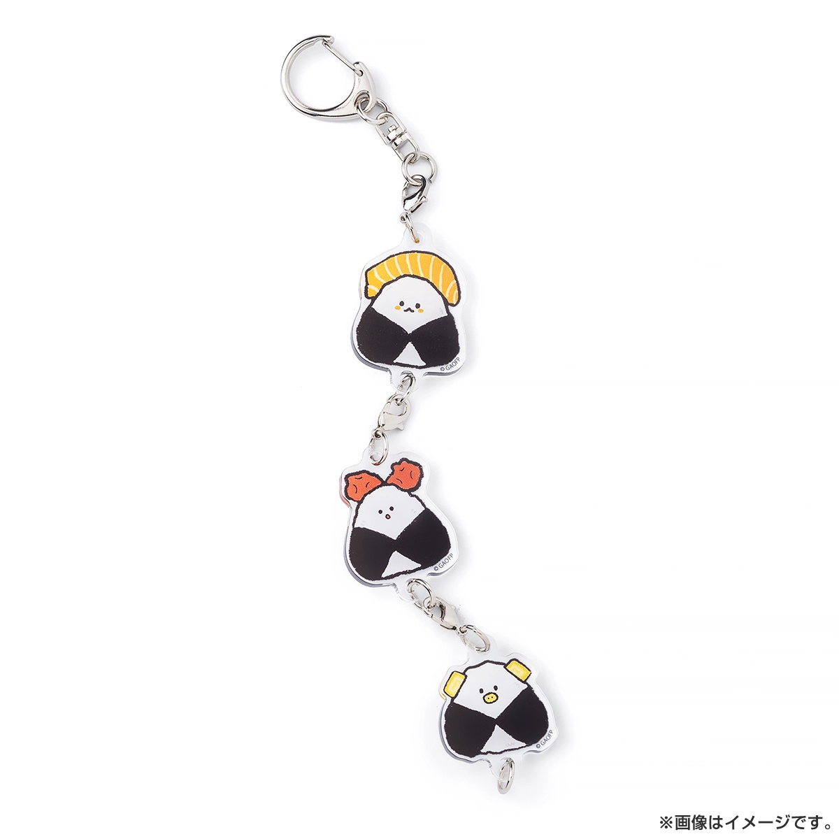 キンパとおにぎり カン・へウォン描き下ろし おにぎりマン 3連アクリルキーホルダー