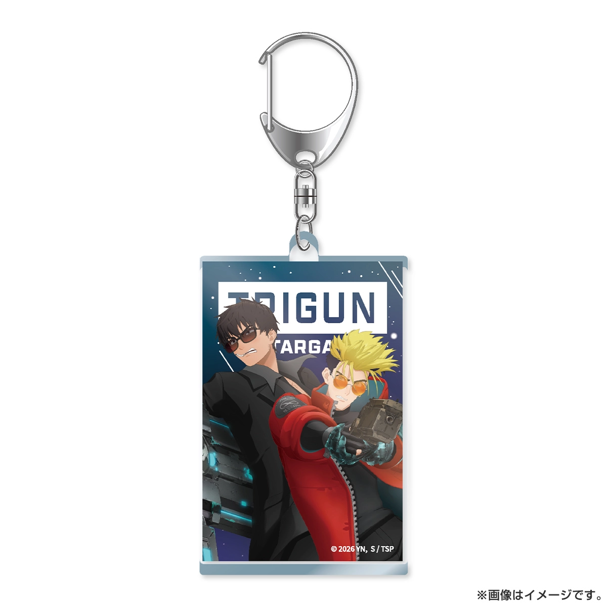 TRIGUN STARGAZE レイヤードアクリルキーホルダー ヴァッシュ＆ニコラス
