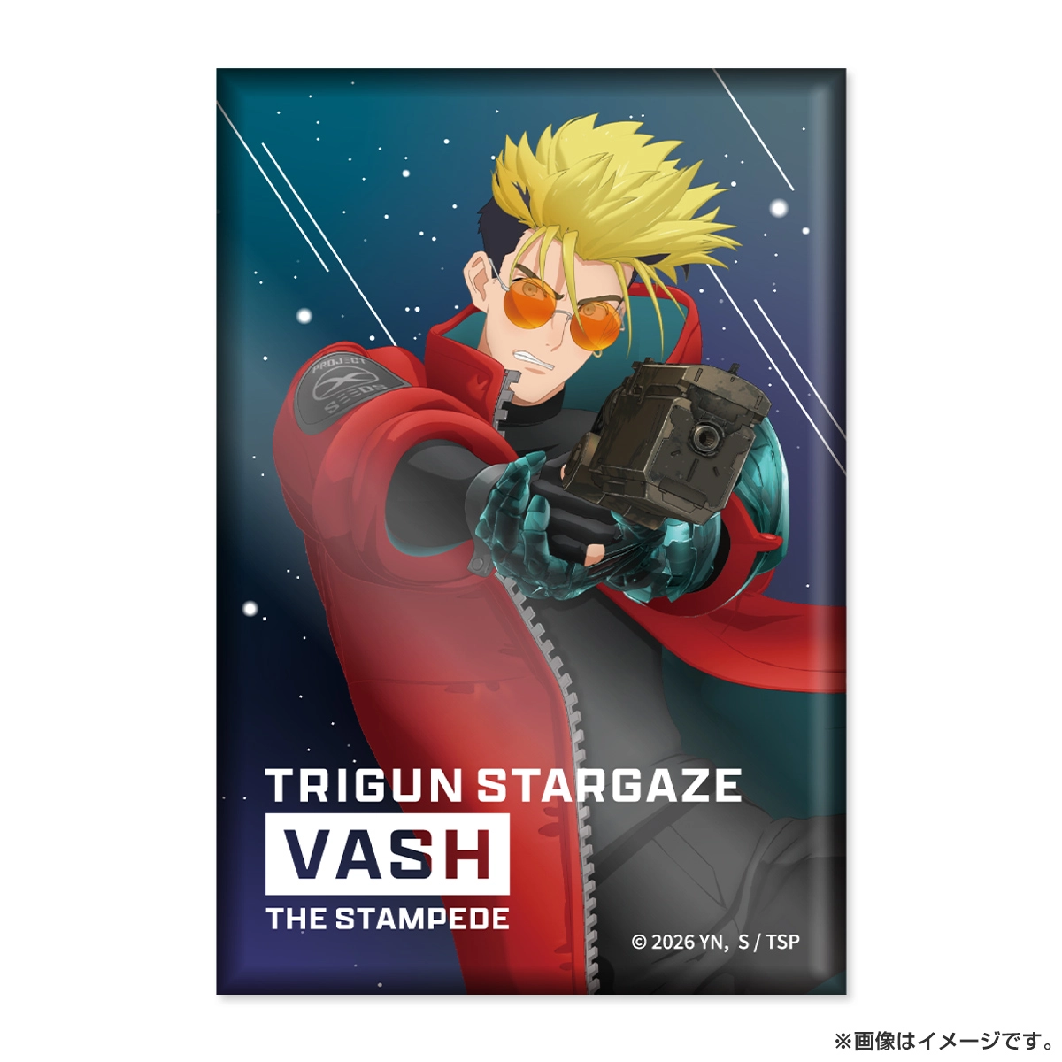 TRIGUN STARGAZE スクエア缶マグネット ヴァッシュ