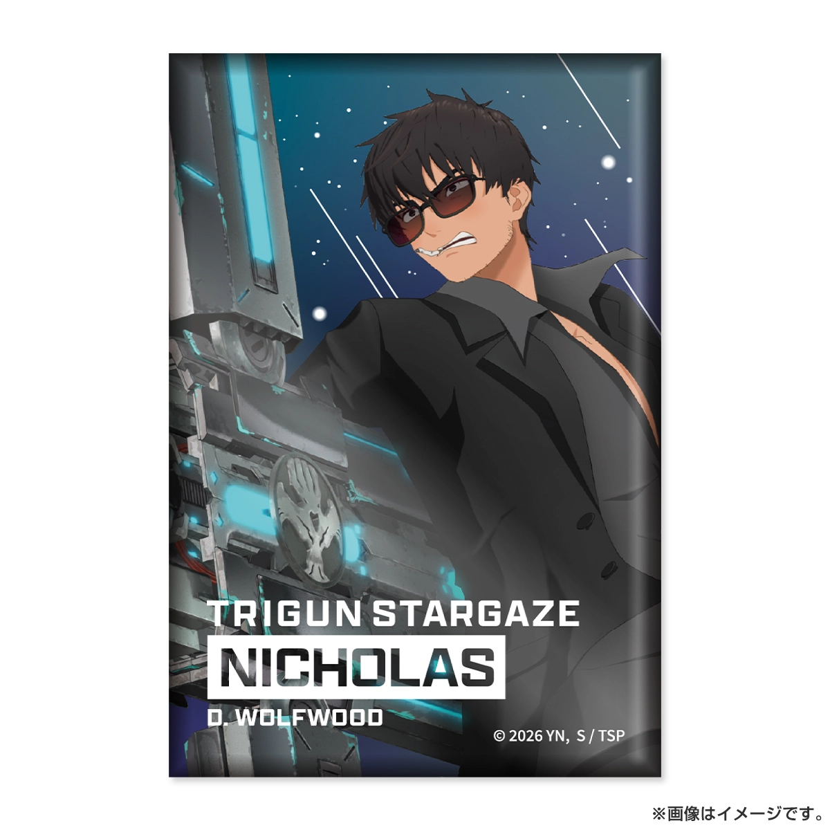 TRIGUN STARGAZE スクエア缶マグネット ニコラス