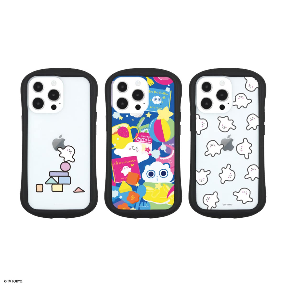 シナぷしゅ iPhone13 Pro 対応 ハイブリッドクリアケース