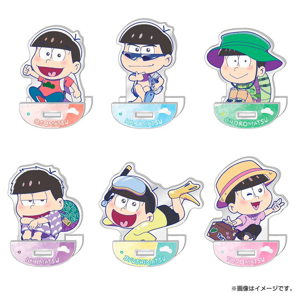 おそ松さん ゆらゆらアクリルスタンド（旅行）