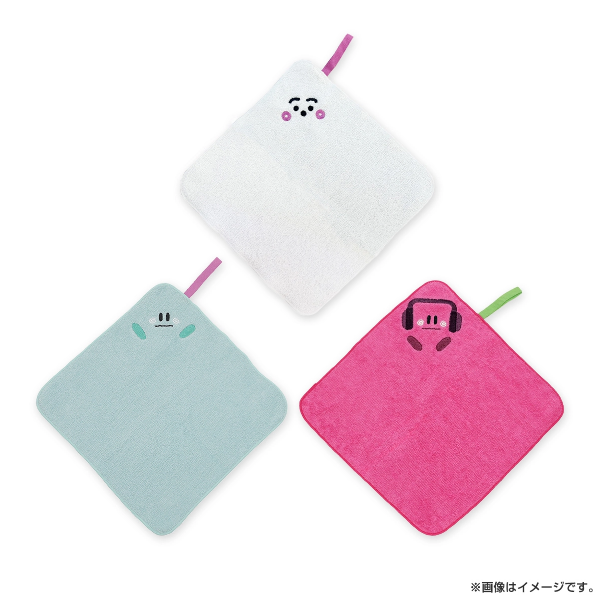 シナぷしゅ ループ付ハンドタオル