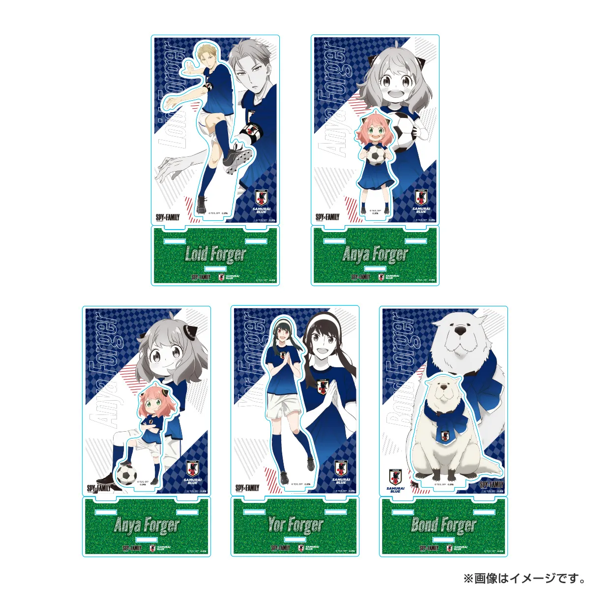 SPY×FAMILY アクリルスタンド サッカー日本代表ver.