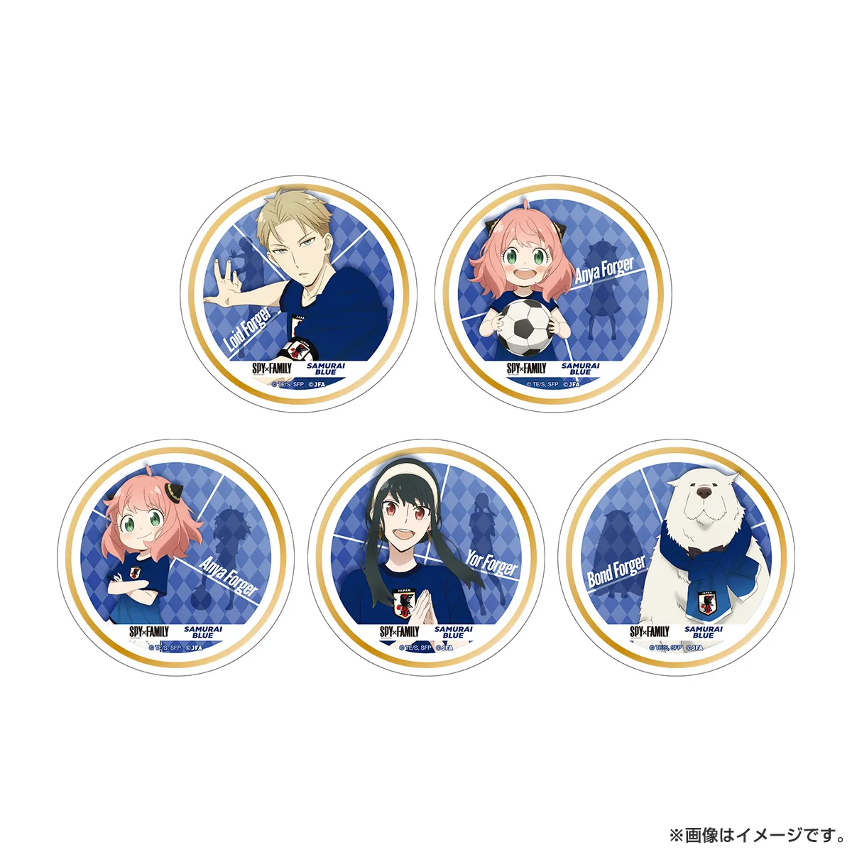 SPY×FAMILY マグネットクリップ サッカー日本代表ver.