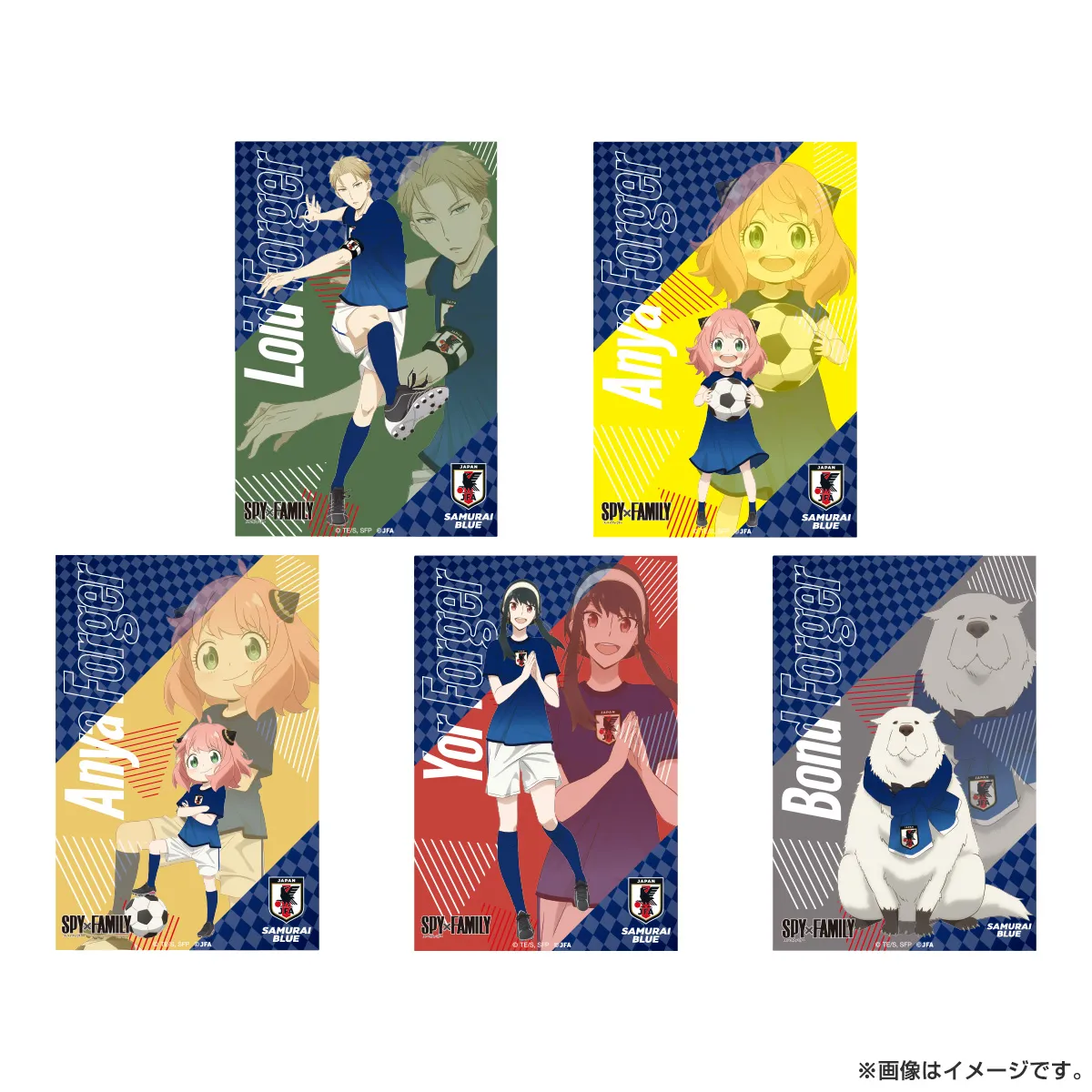 SPY×FAMILY ステッカー サッカー日本代表ver.