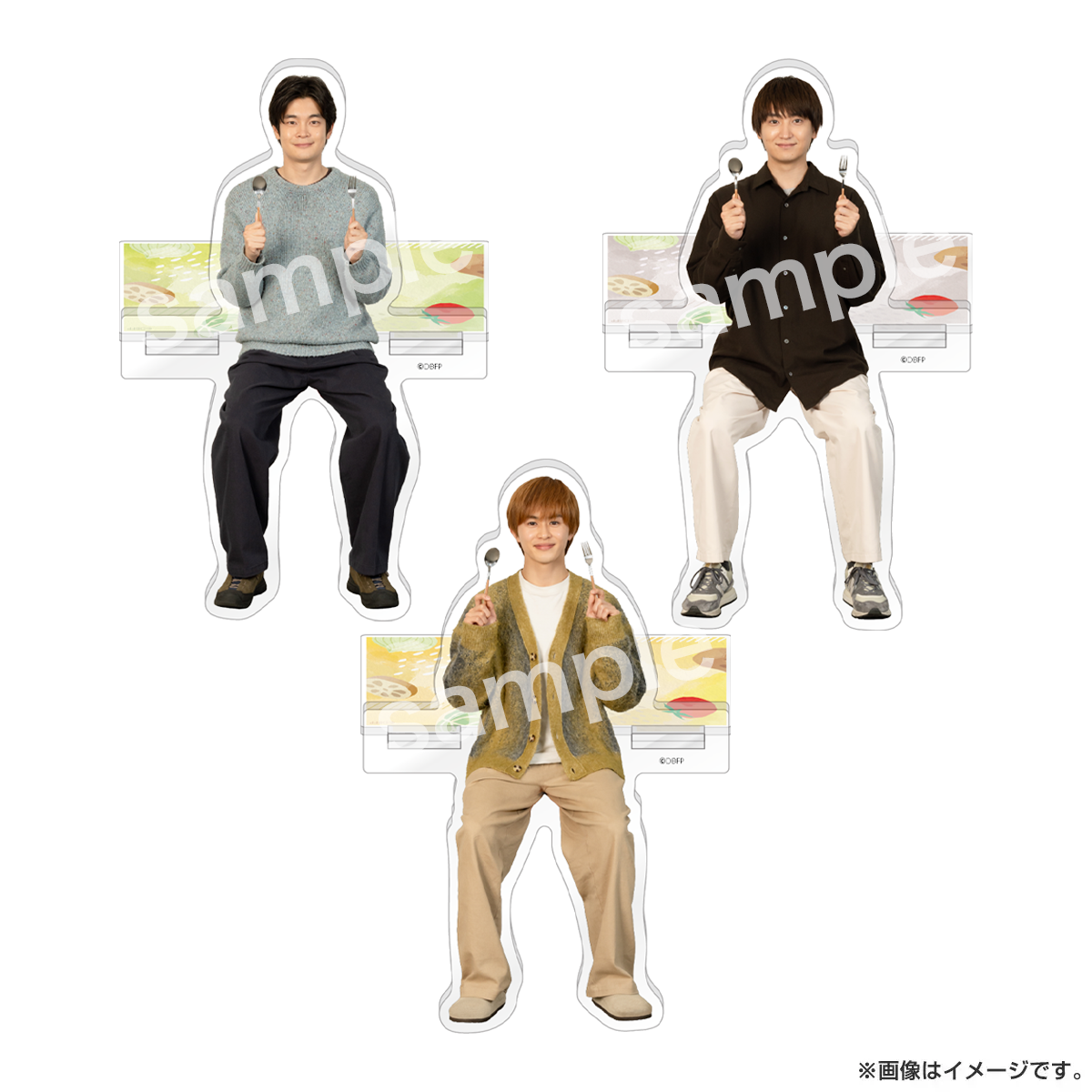 晩餐ブルース お座りアクリルスタンド