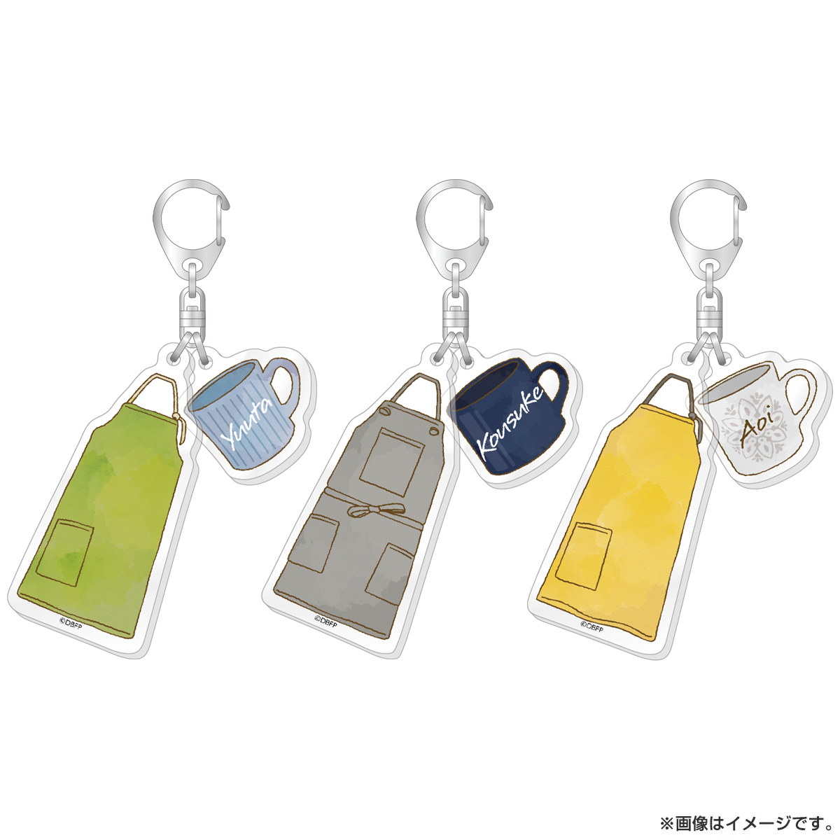 晩餐ブルース アクリルキーホルダー