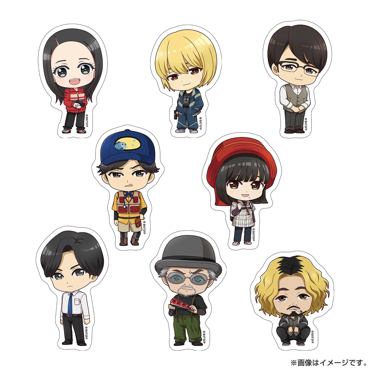 ベイビーわるきゅーれ エブリデイ！ トレーディングステッカー（ちびキャラ）