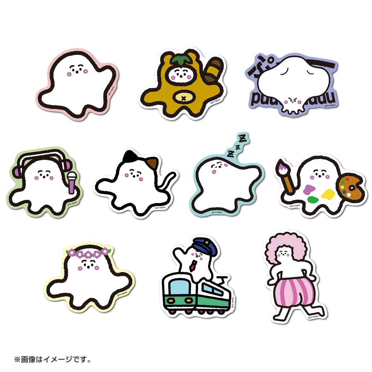 シナぷしゅ ダイカットステッカー