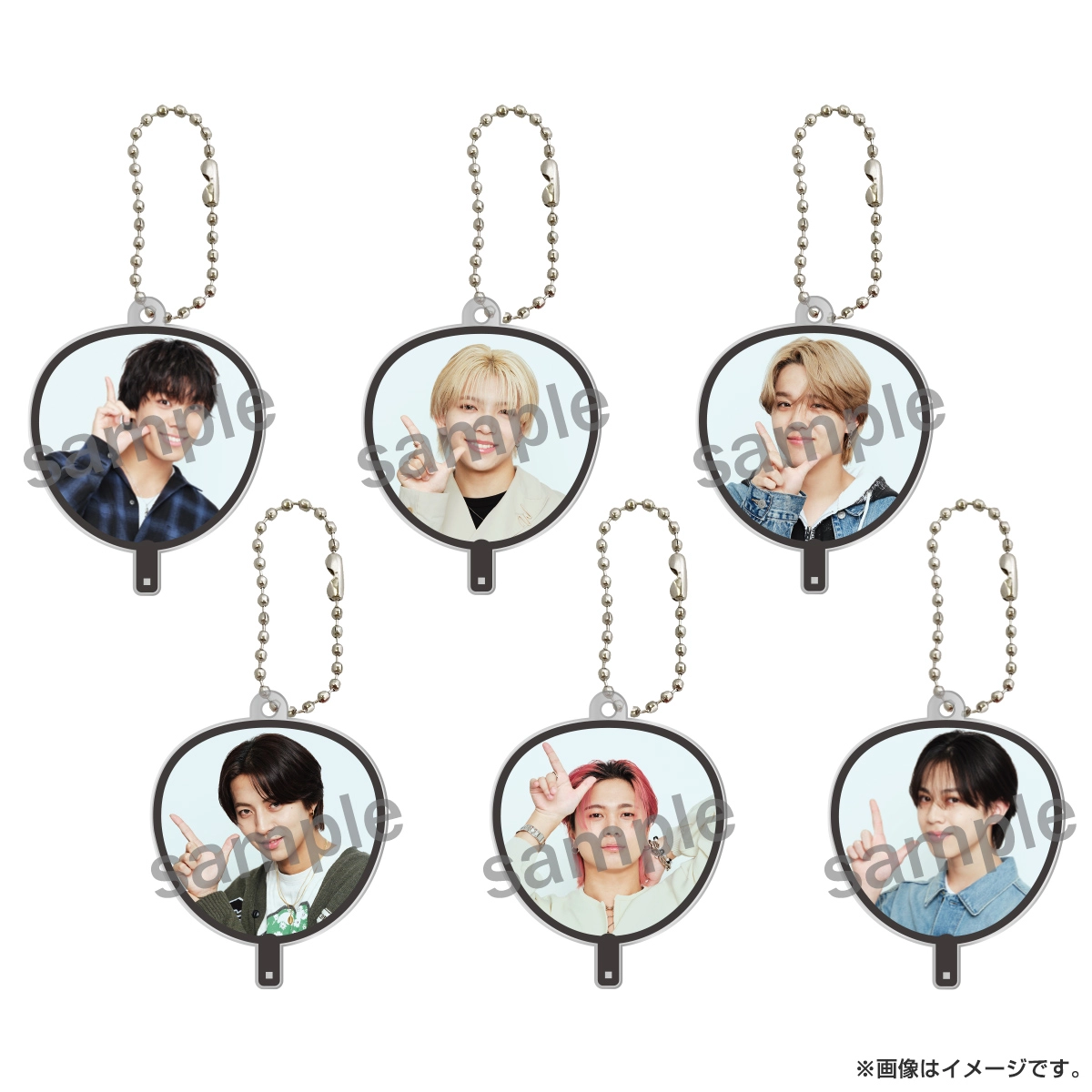 ヴィクトリーグ！ シークレットうちわ型キーホルダー（LIL LEAGUE）