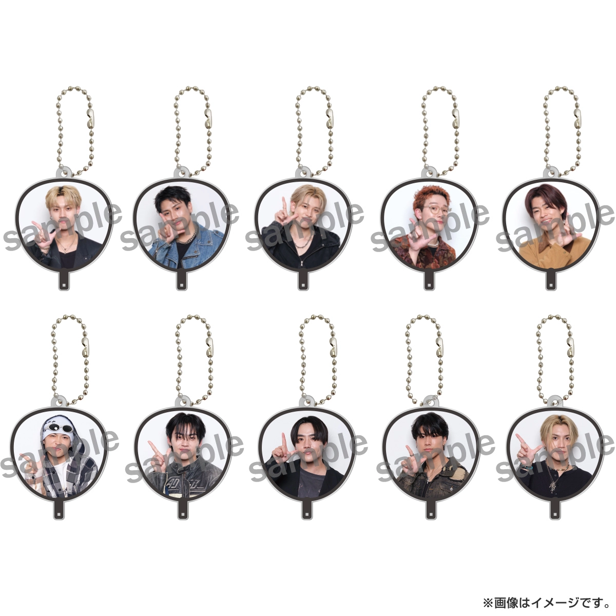 ヴィクトリーグ！ シークレットうちわ型キーホルダー（THE JET BOY BANGERZ）