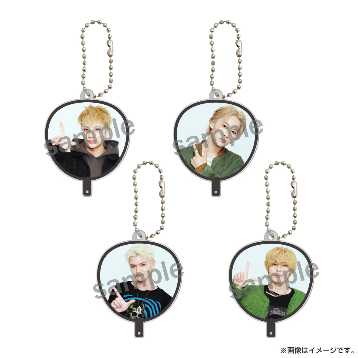 ヴィクトリーグ！ シークレットうちわ型キーホルダー（WOLF HOWL HARMONY）