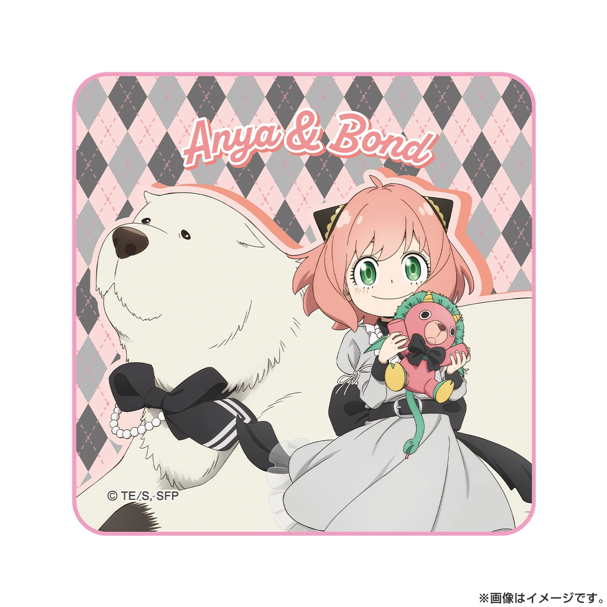 SPY×FAMILY ハンドタオル（モノクローム）