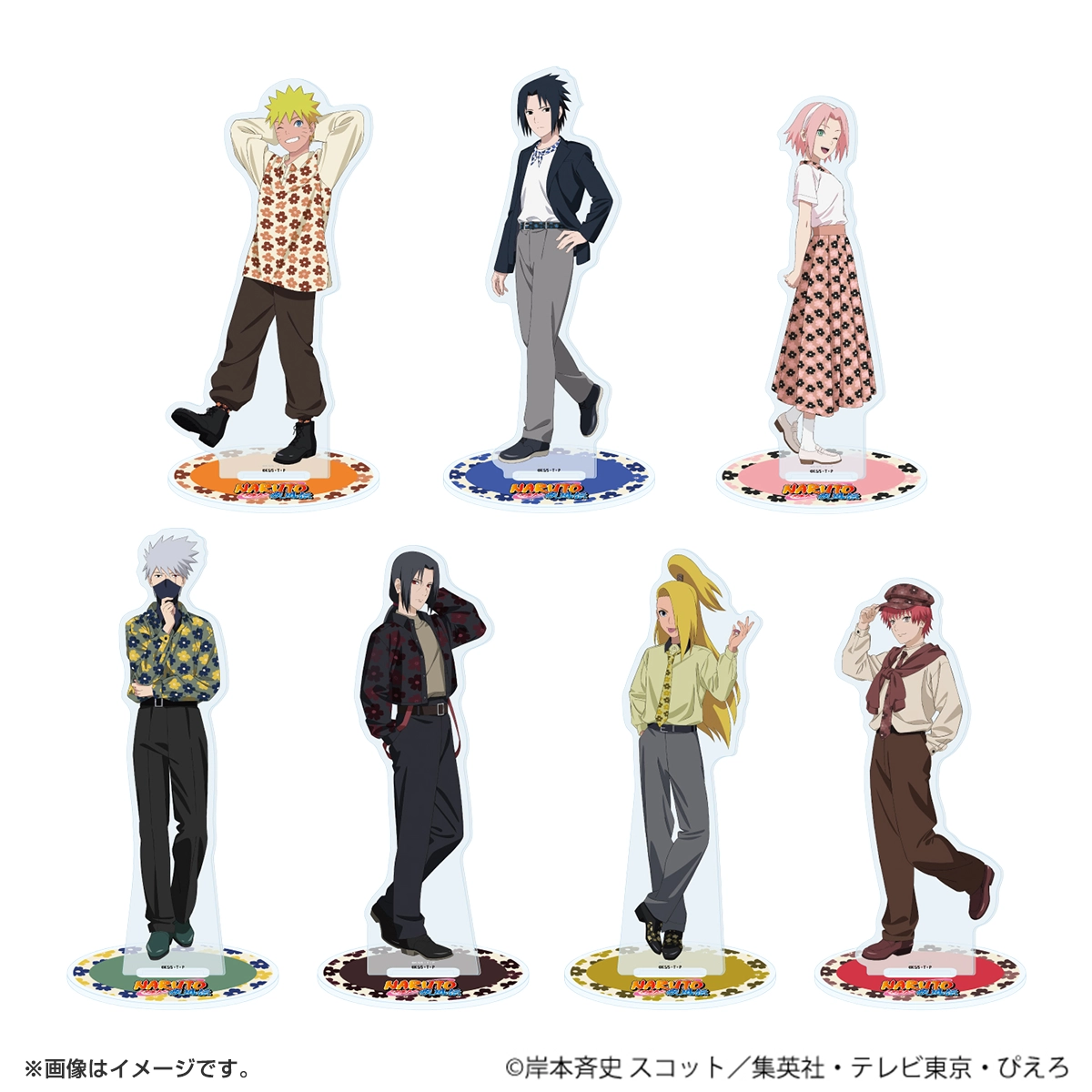 アクリルスタンド「NARUTO-ナルト- 疾風伝」ニューレトロver.(描き下ろしイラスト)