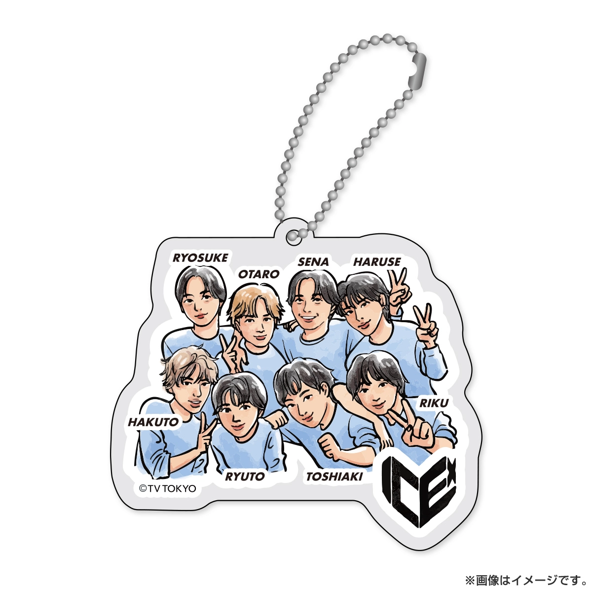 DAN! DAN! EBiDAN! presents ICExアクリルキーホルダー